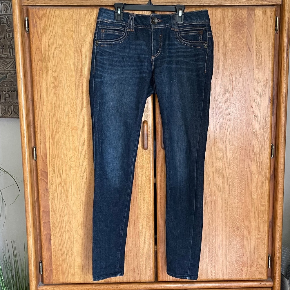 Democracy Dark Wash Skinny Jegging Size 4